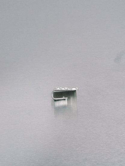 Nugget Hat Clip, 935 silver