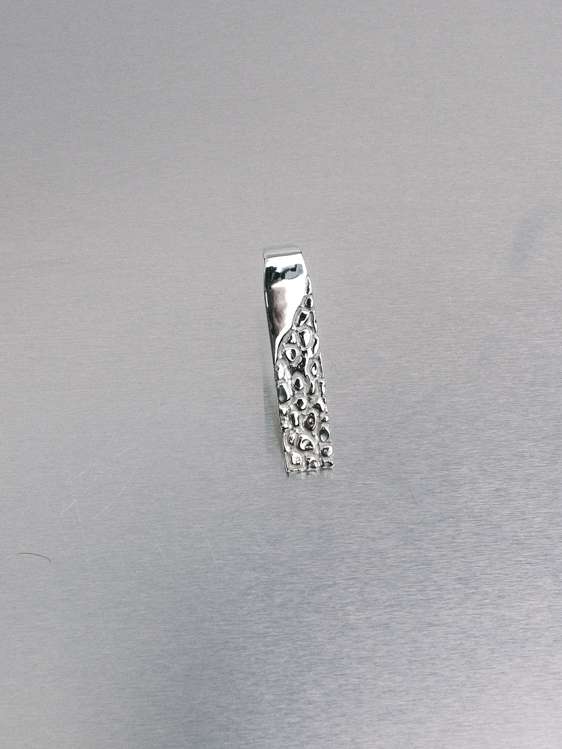 Nugget Belt Clip, 935 silver