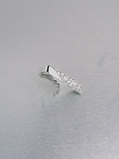 Nugget Belt Clip, 935 silver