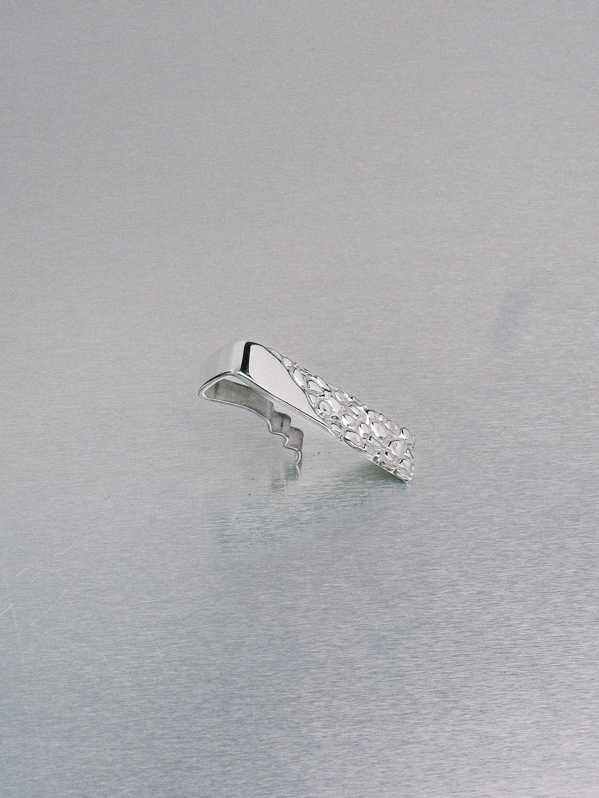 Nugget Belt Clip, 935 silver