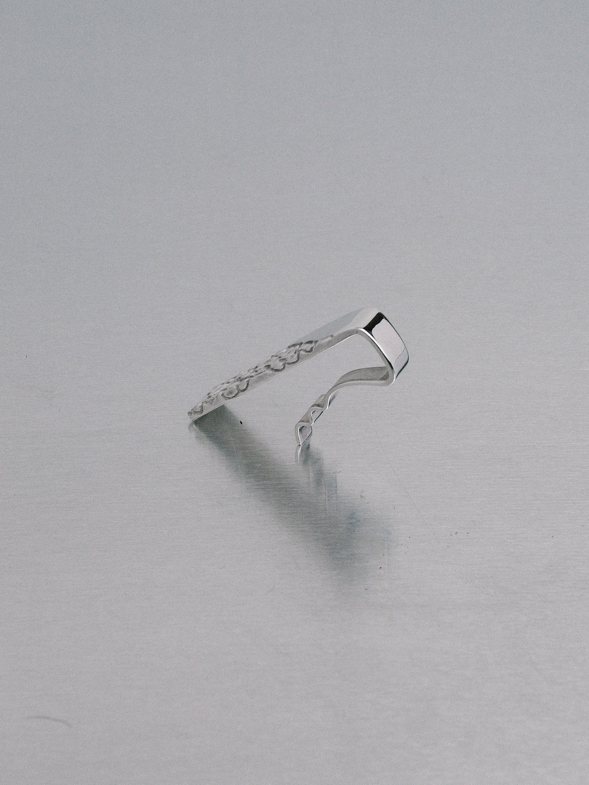 Nugget Belt Clip, 935 silver