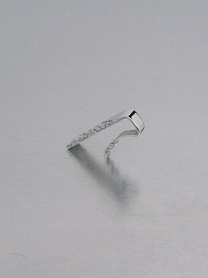 Nugget Belt Clip, 935 silver
