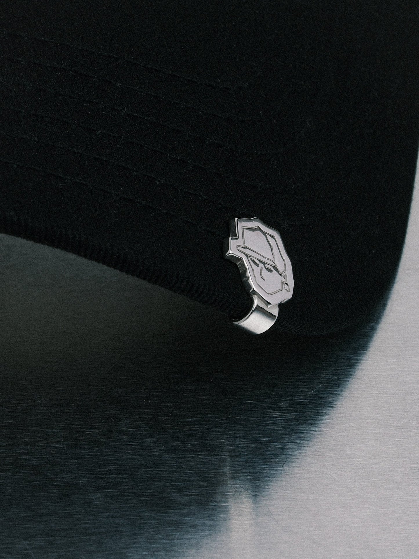 Cartoon Hat Clip, 935 silver