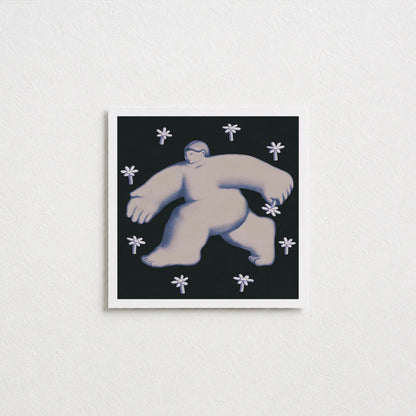 Circle Game Postcard (Square)